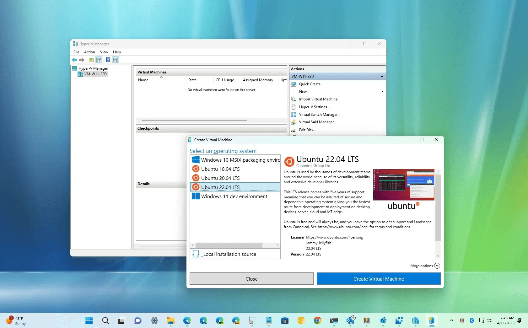 Hyper-V 虚拟机